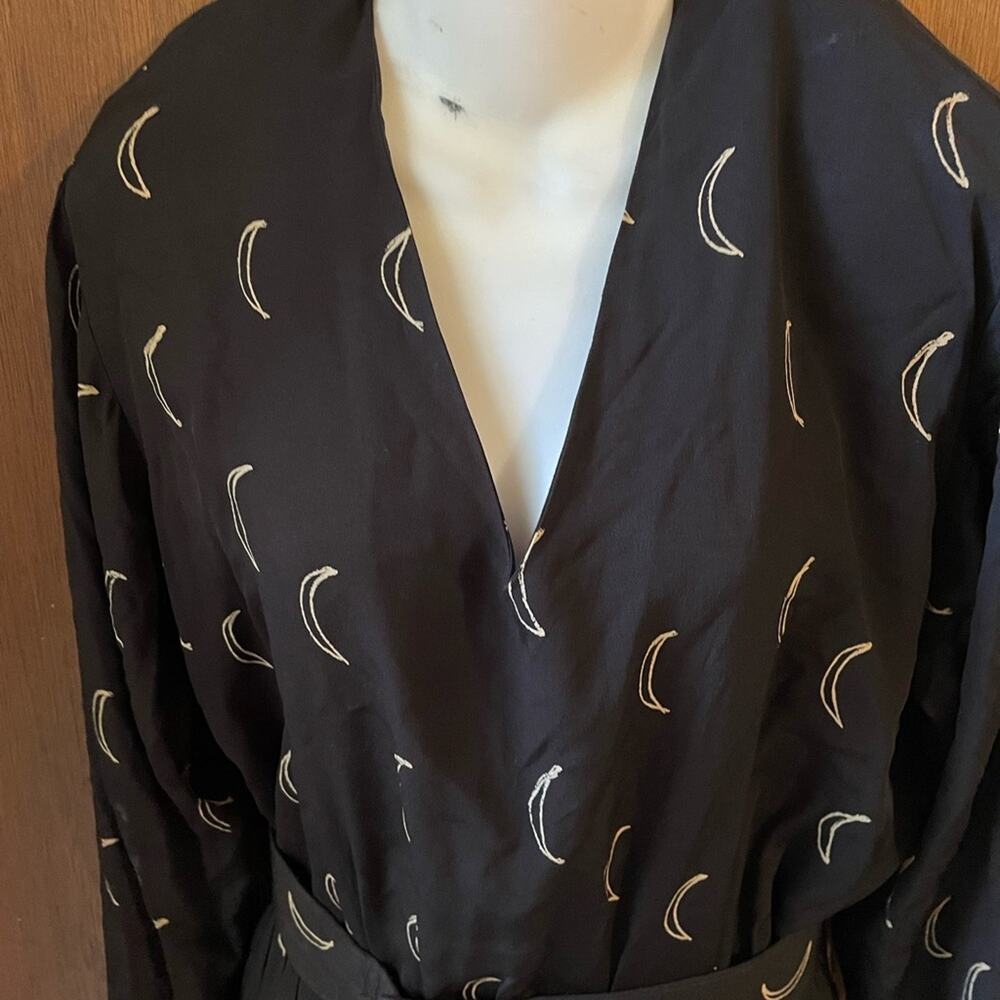 Vtg Witch moon midi dress black - Picture 6 of 10